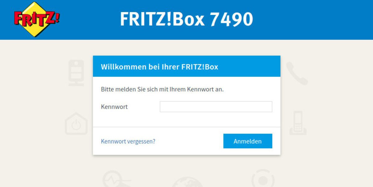 fritzbox login